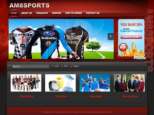 Cybersky Pic 2 - sportswear website