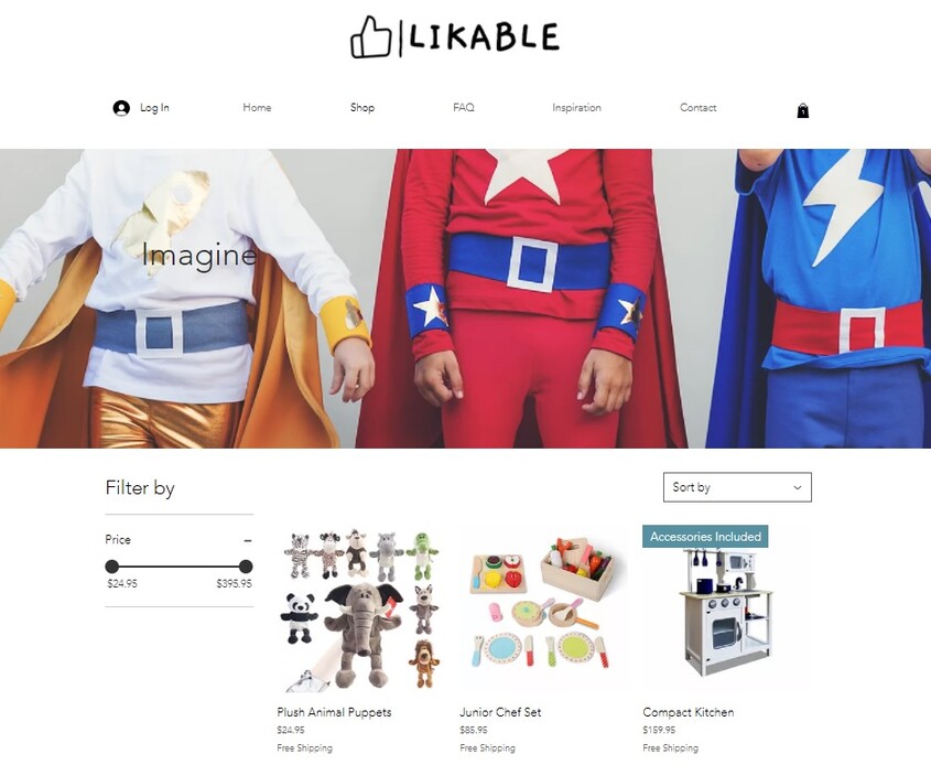 Likable Pty Ltd Pic 1 - Likable Imaginative Play wwwlikablecomau