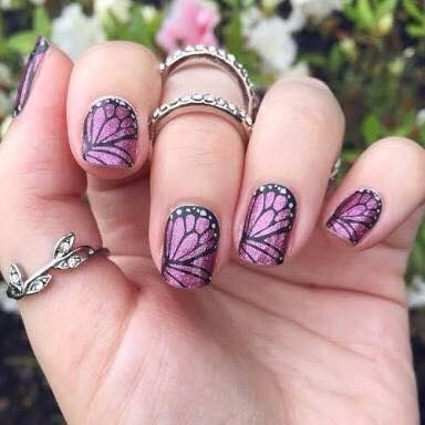 Jamberry Independent Consultant Pic 1 - Beautiful Butterfly Nails