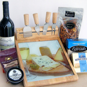 Clients4Life Gift Hampers Online Pic 4 - cheese board wine gift box