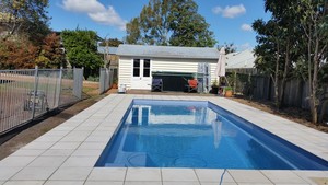 Narellan Pools Toowoomba Pic 5 - All ready for Summer Madeira 8 in Blue Agate