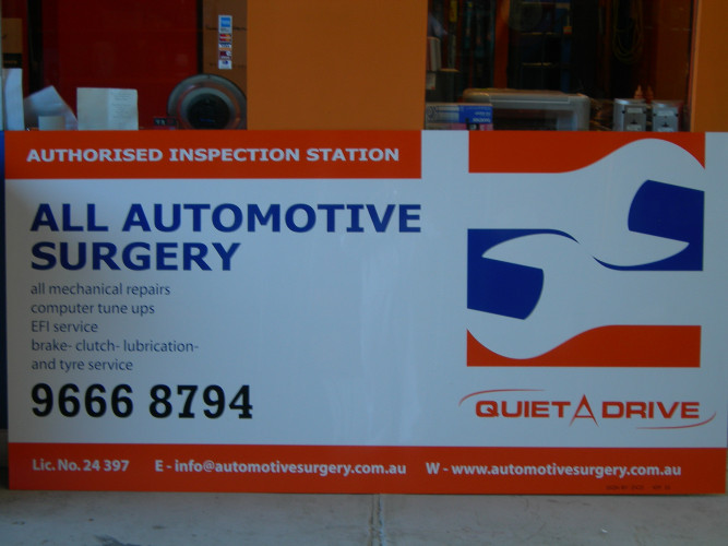 All Automotive Surgery PTY LTD Pic 1 - all automotive surgery quiet a drive under new management