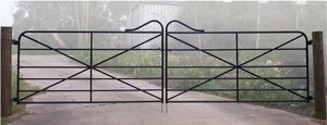 Farmweld Pic 3 - Railway farm gates suit contemporary or heritage properties