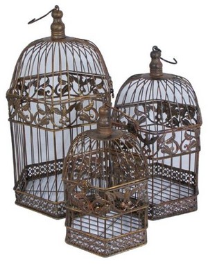 Cashmere Events Pic 5 - Hire Product Antique Bird Cages Set of 3 Perfect for a vintage themed wedding