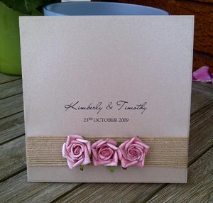 Cashmere Events Pic 2 - Wedding Invitations Fully Made and Printed from only 650