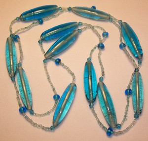 The Beaded Lady Pic 3 - beautiful blue necklace