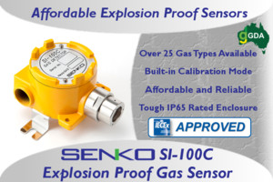 Gas Detection Australia Pic 3 - SI100C is a IEC Ex explosion proof gas sensor ready to installed hazardous and nonhazardous areas to prevent gas hazards caused oxygen depletion toxic gas or combustible gas Available to detect over 25 different gas types