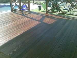 Nailz Carpentry Pic 3 - decking on gazebo