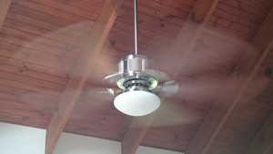 Press Electrical Pic 3 - A ceiling fan to cool you off and look the part too