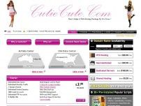 Cutie Cute Web Hosting Pic 1 - Cutie Cute Web Hosting Website Homepage