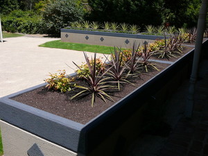 Landscape Tanks Pic 4 - Courtyard surround that stores water