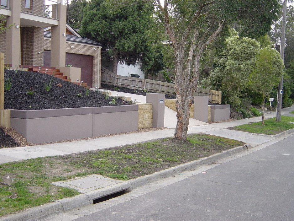 Landscape Tanks Pic 1 - Front fence that stores water brilliant