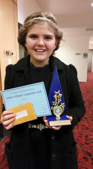 Voce Bella Singing Studio Pic 4 - Bailee Scott Age Championship Ipswich Junior Eisteddfod