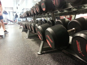 Robina Snap Fitness Pic 3 - DBs to 50 kgs