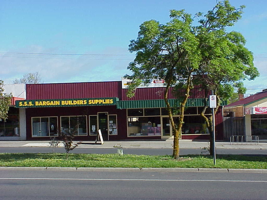 S.S.S. Bargain Builders Supplies Pty Ltd Pic 1 - Showroom Entrance is from High Street for pickups from Powlett Street Broadford