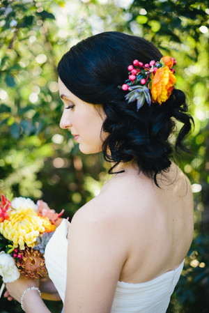 Glen and Fiona Photographers Pic 3 - Detail portrait of the Bride by Glen and Fiona Photographers