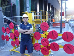 Majestic Glass Pic 5 - Replacing a massive glass panel at central park Sydney CBD