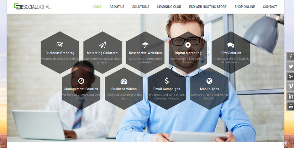 ESocial Digital Pic 1 - Website development in Perth