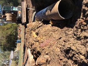 Plumber Castle Hill Pic 2 - After we install a new 750mm Stormwater pipe