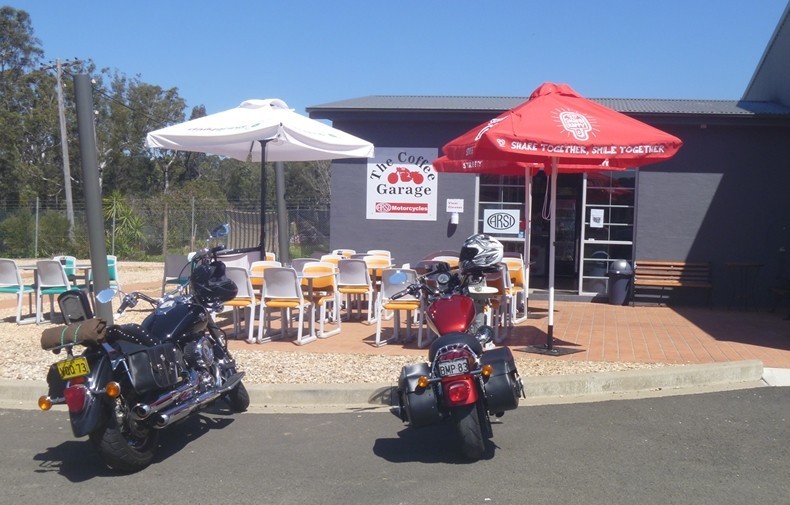 The Coffee Garage Pic 1 - Heaps of motorcycles call in here