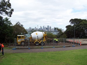 Metromix Concrete Pic 5 - Taronga Zoo Marquee Relocation