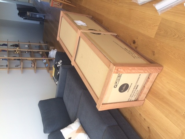 Curious Grace Pic 1 - This is the box that arrived with the tv cabinet