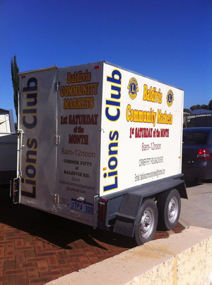 West Oz Signs Pic 3 - Full Trailer Design and Decal Application for the Local Lions Clubs