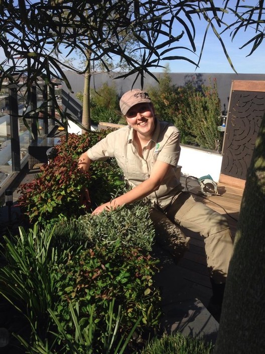 GardenGirl Pic 1 - Maintaining the stunning balcony garden of a client on St Kilda Rd