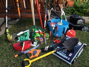 Wattlebird Gardening Pic 4 - Tools for the job