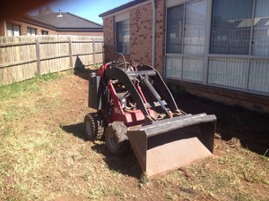 WTF Maintenance Services Pic 2 - dingo service with bucket trencher post hole attachment fork lift