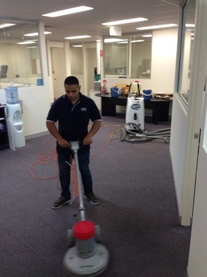 Choice 1 Carpet Cleaning Pic 4 - Agitation TreatmentScrubbing