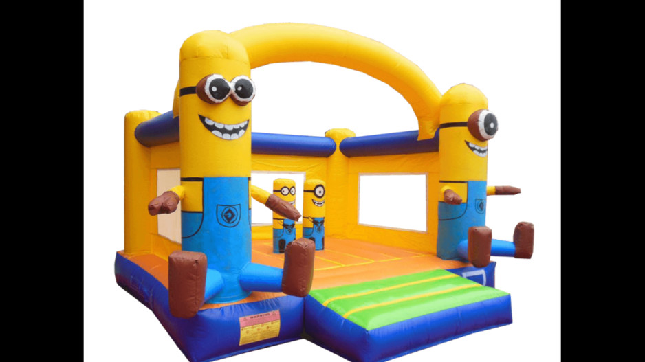 Wonderland Jumping Castles Pic 1 - Cool minion jumping castle