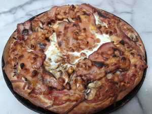 Boundary Road Pizza & Pasta Shop Pic 3 - Brekky tom ham cheese mushrooms bacon baked beans egg