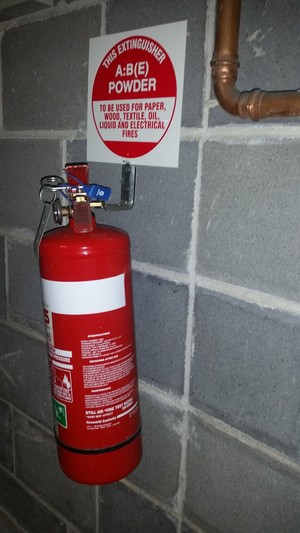 Southpoint Electrical Pty Ltd Pic 5 - Fire extinguisher installs with signage