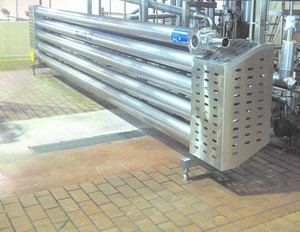 Teralba Industries Fluid Process Equipment Pic 2 - Dimpleflo Heat Exchanger for heating cooling tomato sauce greghaakteralbacom