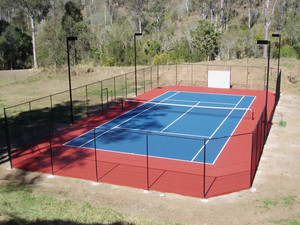 Multisport Concepts Pic 2 - Acrylic Hard Tennis Court