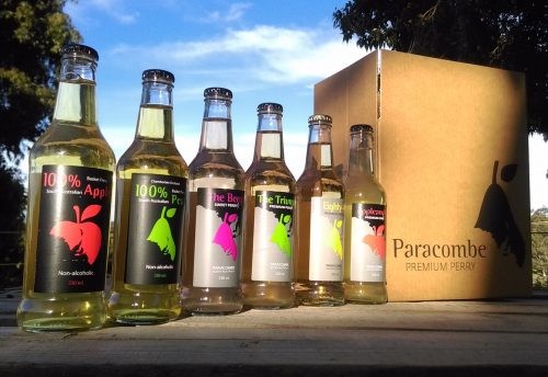 Paracombe Premium Perry Pic 1 - A snapshot of some of our range including fresh juices perrys and a cider