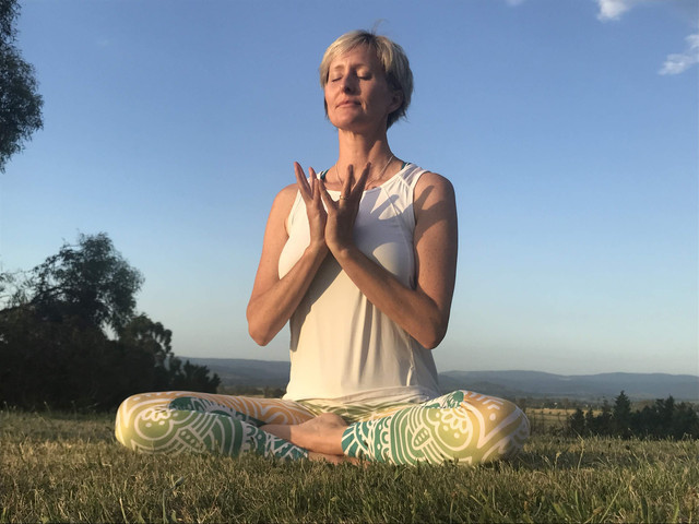 Calm Heart Yoga Pic 1 - Lotus Mudra Meditation