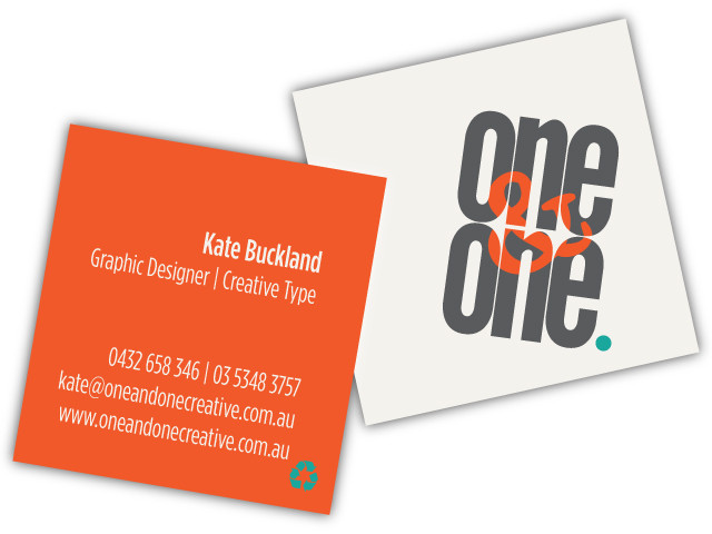 One & One Creative Pic 1 - Business Card Design