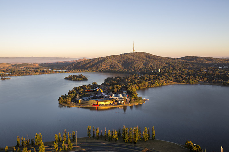 National Museum Of Australia Pic 1 - Aerial view of the National Museum of Australia Canberra