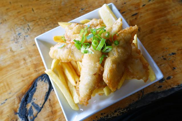 Salty Dog Seafood Cafe And Gallery Pic 1 - Whiting Chips 1390