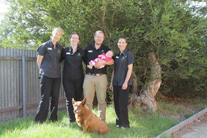 Yankalilla Veterinary Clinic Pic 3 - The Team LtRt Annabel VN Dr Spence Dr Stafford Vanessa VN Tildy Dawn front RIP