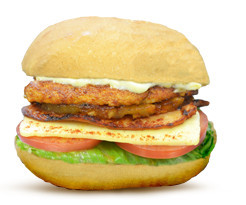 Salty Rooster Manly Pic 5 - HAWAIIAN ROOSTER 960 Grilled Chicken Lettuce Tomato Cheese Bacon Pineapple Mayonnaise