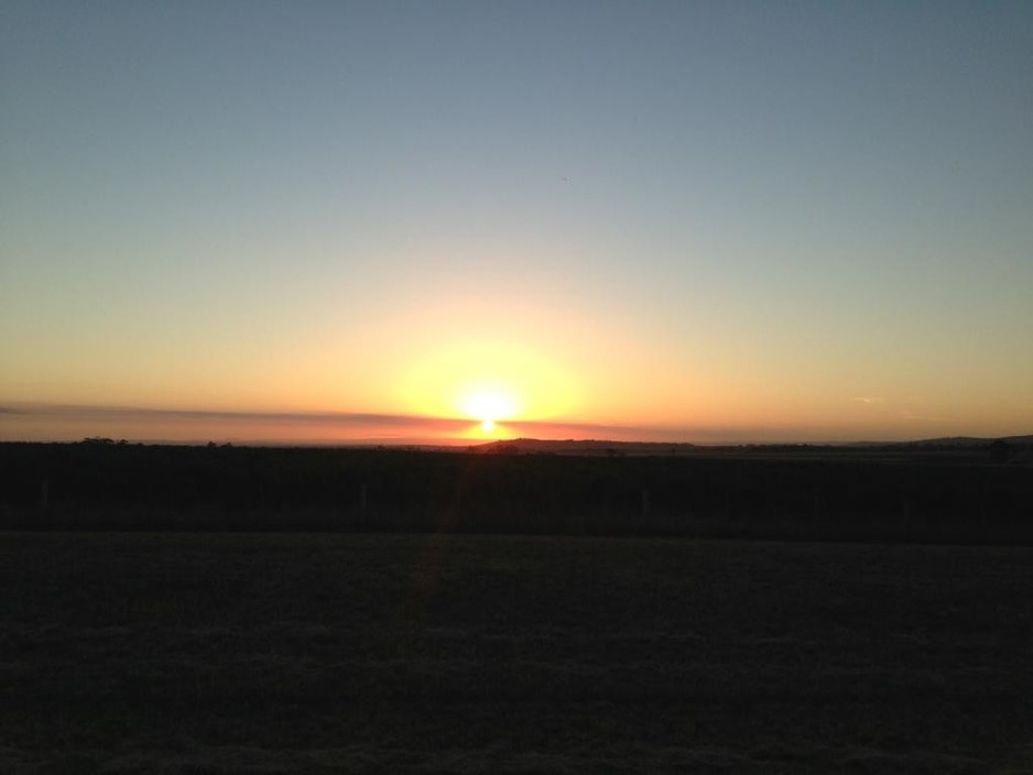 Gisborne Cab Co Pic 1 - Sunrise on the way to the Airport