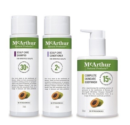 McArthur Natural Products Pic 1 - Scalp Care Shower Pack