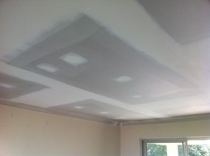 Sharpeye Plastering Pic 3 - NEW SUSPENDED CEILING AND CORNICE FINISH