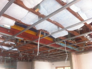 Sharpeye Plastering Pic 4 - RONDO FRAME SUSPENDED CEILING