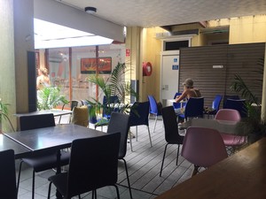 The Cardamon Pod Vegetarian Cafe Pic 3 - Outdoor undercover seating