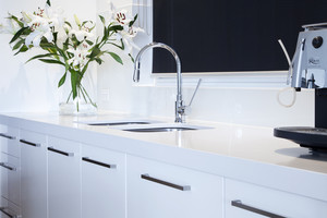 Granite Planet Pic 3 - Indoor project Kitchen bench top in Ascot Vale using Alpine White