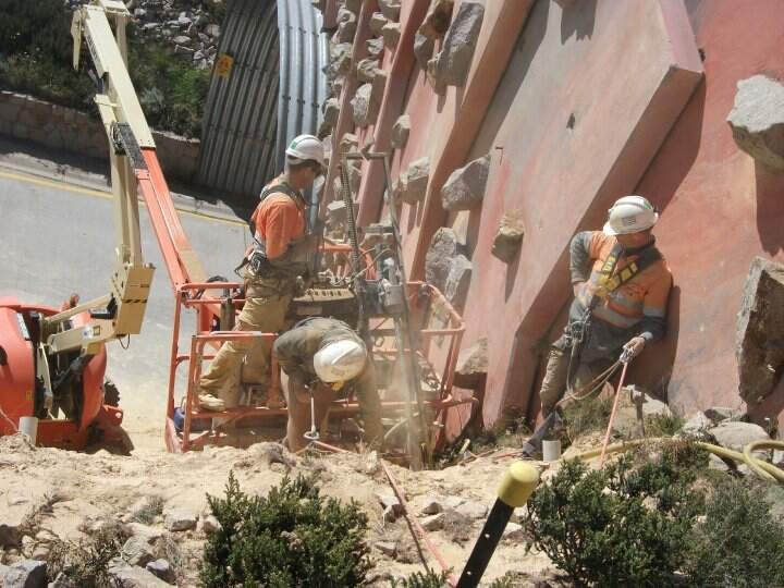 All Drilling Pic 1 - Drilling of Anchors in Mt Hotham